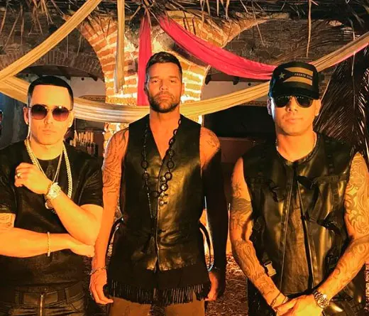 Junto a  Wisin y Yandel, Ricky Martin graba el video de su nuevo sencillo: 